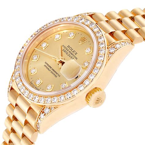 diamond rolex new watch|rolex diamond watch women's.